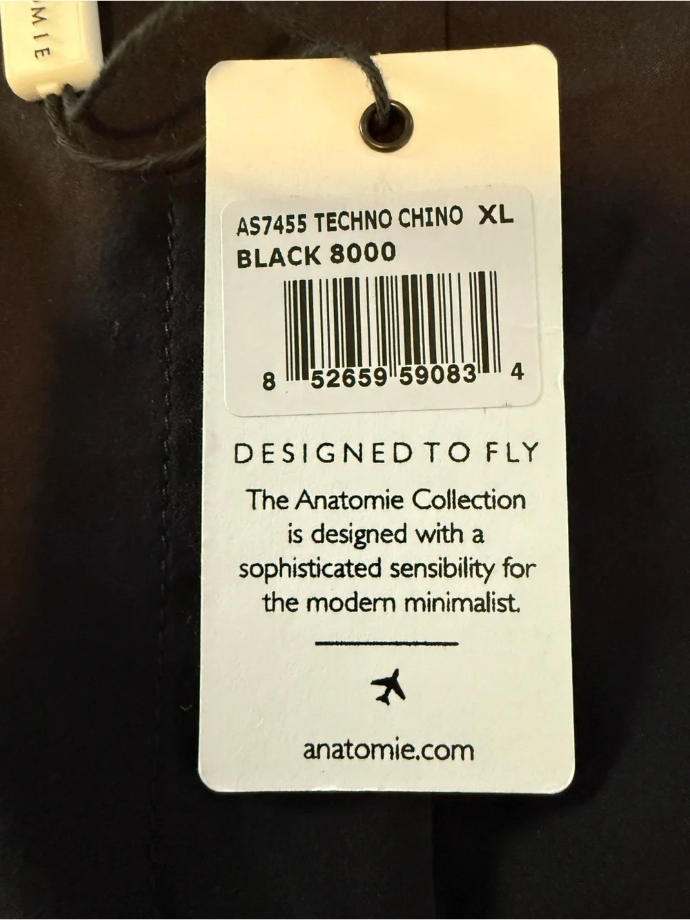 NWT Anatomie Women's Black Techno Chino Mid Rise Travel Pant Sz XL (12/14) - Picture 10 of 12